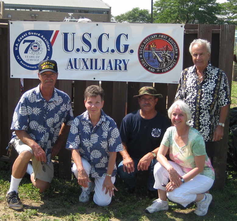 Flotilla 4-2 members enjoy fellowship at Sandy Hook Coast Guard Station