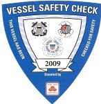 Vessel Seafety check 2009 decal